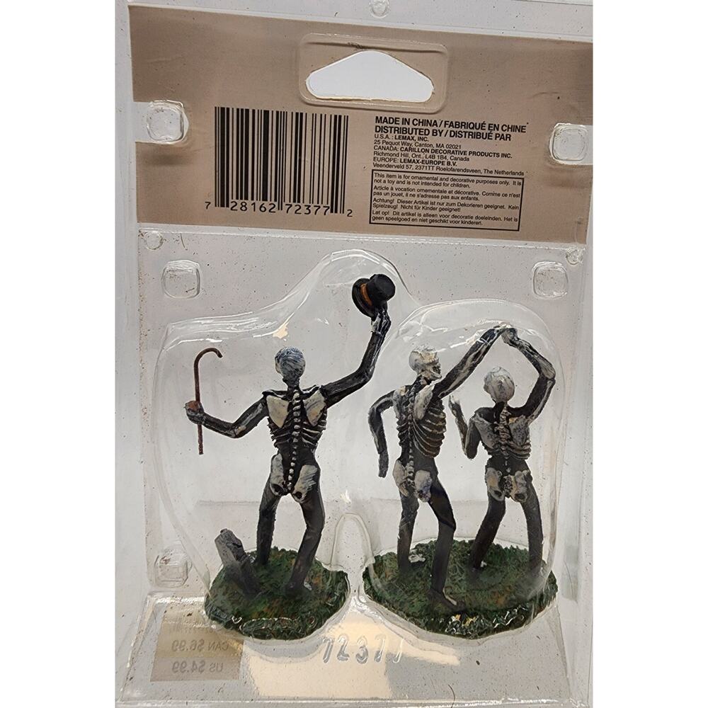 Lemax Spooky Town Dancing Skeletons #72377 Halloween Village 2007 - NIP - Picture 2 of 4